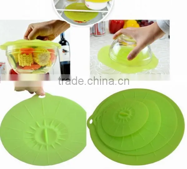 Hot Sale Bpa Free Heat Resistant Wholesale Lovely Silicone Glass Lid