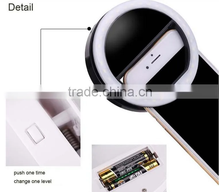 led selfie ring light, led universal ring mounted for iphone for samsung usable for video