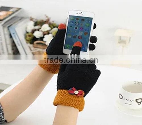 Warm Hand Protection Finger Touch Screen Gloves For Christams Gift