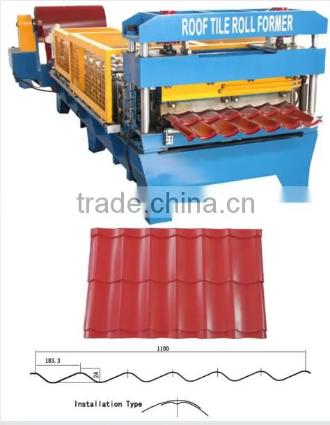 quality Roof and floor tile making machine
