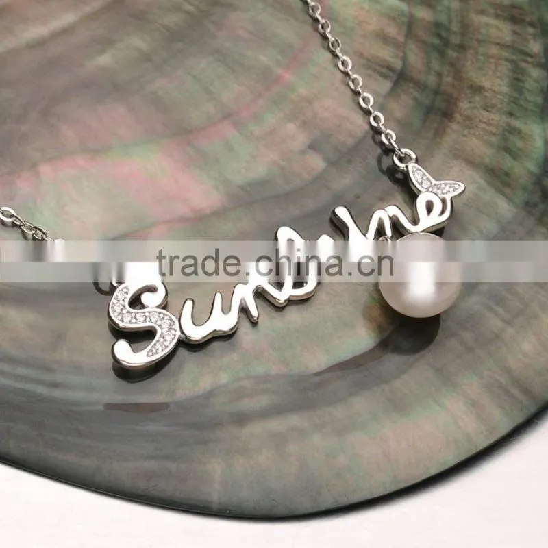 cheap cultured freshwater pearl pendant jewelry for sale