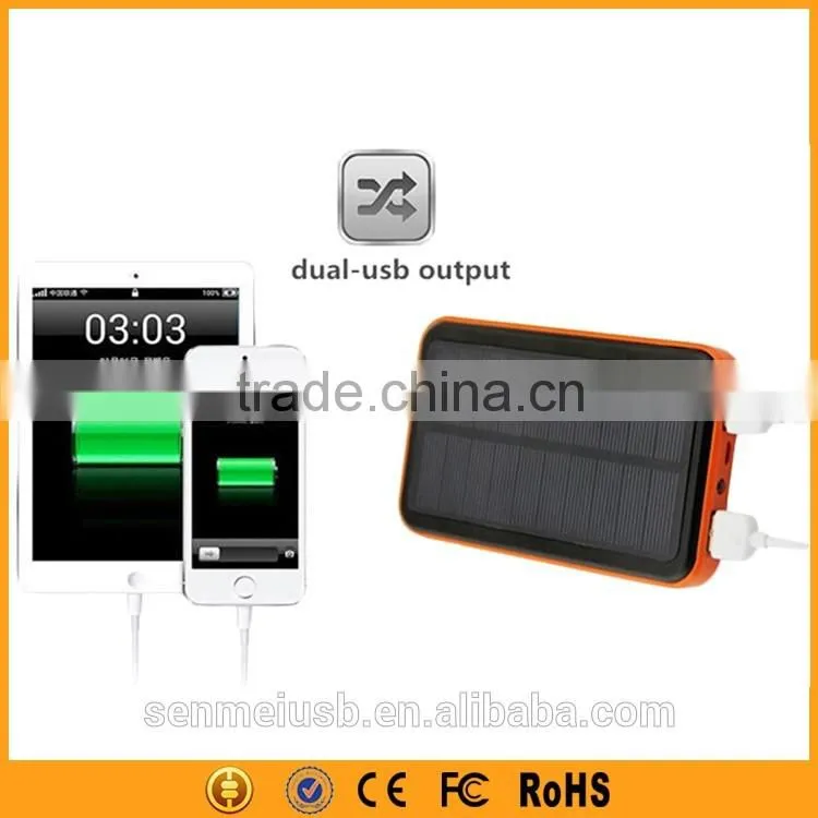 Consumer Electronics RoHS CE 10000 mAh Laptop Solar Charger