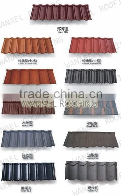 high quality gold color roof tiles manufacturer for bent tiles