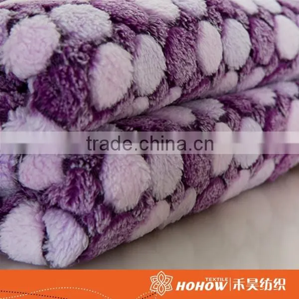 Factory sale fine nice polar fleece promotional blanket