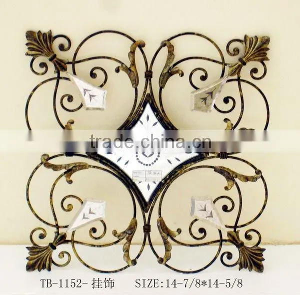 Promotion! Metal decorative flower pendant,wholesale and retail