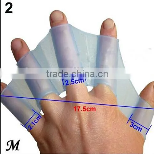 Silicone Swimming Frog Finger Fins