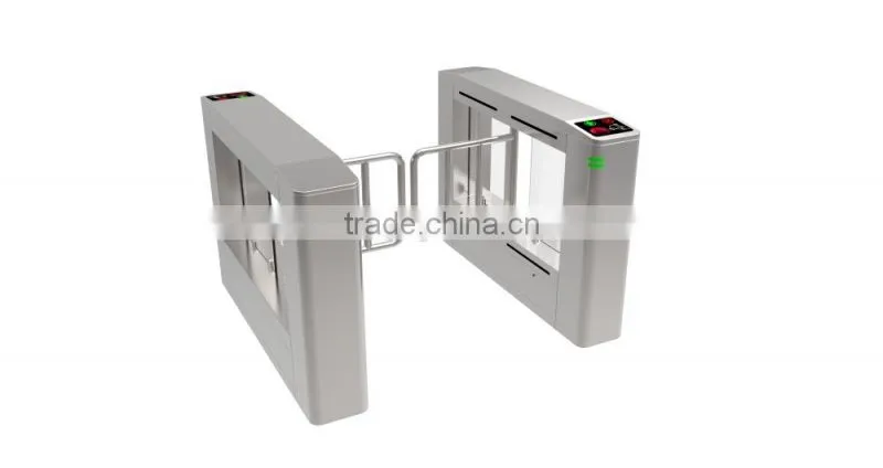 Supermarket Swing Turnstile Machine with Barcode Function