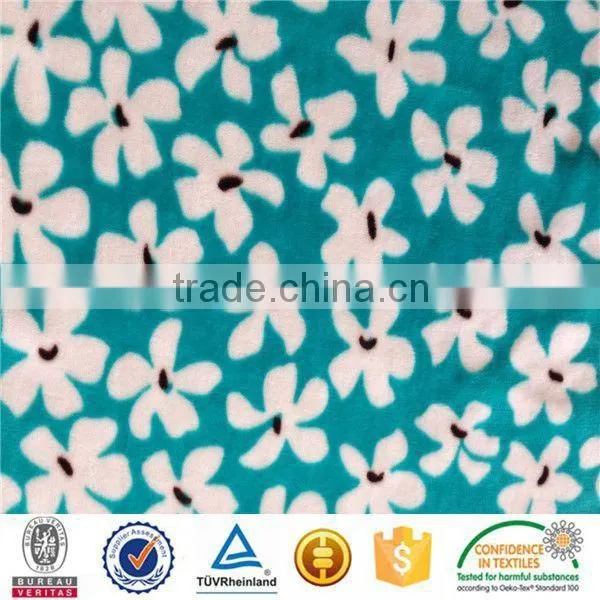 93% polyester 7% spandex blend velboa with PU coating for women pants, velour fabric with PU coating
