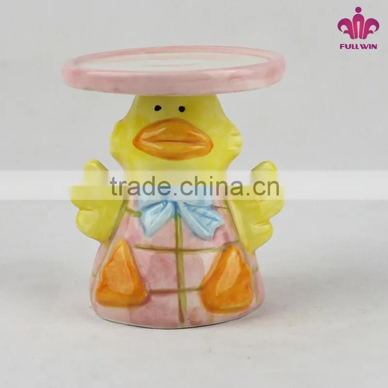 ceramic bunny candle holder
