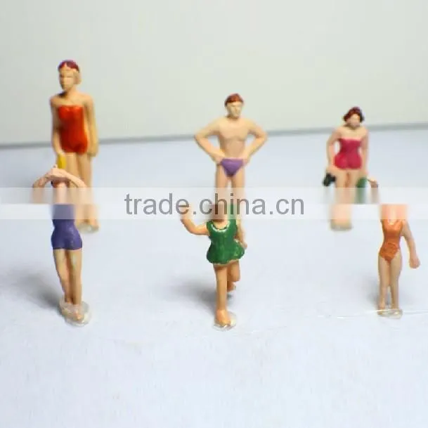 model swimming figure, scale plastic swimming figure for 1/100, plastic mini human figures, plastic 3d swimming figure