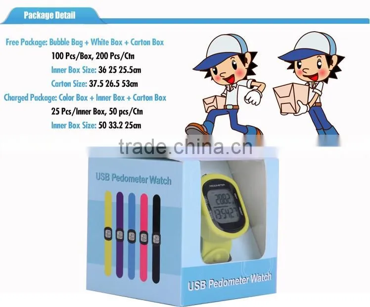 Healthy Living Sports Wrist Pedometer with Stopwatch