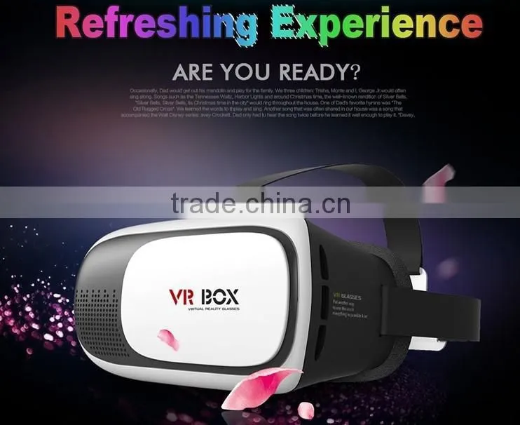 Cheapest price for stable quality vr box 2.0 with remote Virtual Reality Glasses Case 3D VR BOX 2.0 3d glasses