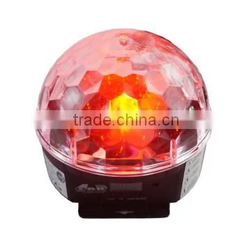 Professional Saving Energy RGBWYP 6PCS 3W Crystal Hanging Plastic LED Garden Ball Light