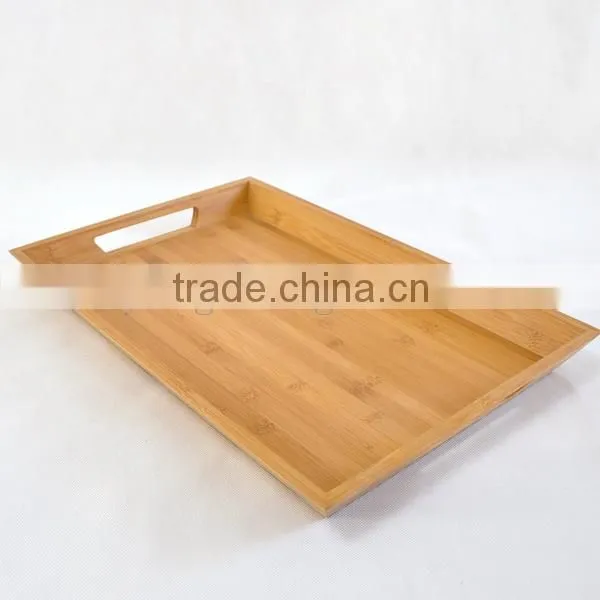 bamboo wooden high quality serving tray