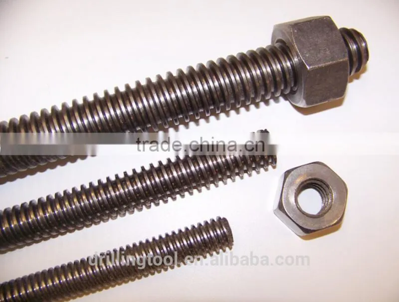Alloy Steel Anchor Bolt R32 Hollow Self Drilling Rock Anchor Bolt