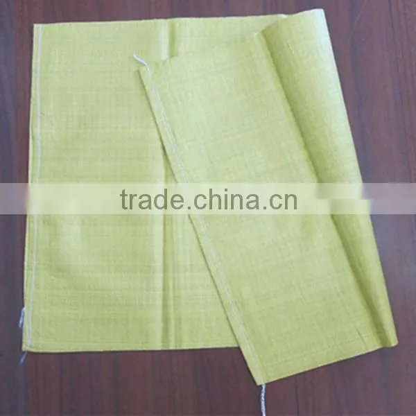 yellow sand automatic plastic bag sealing