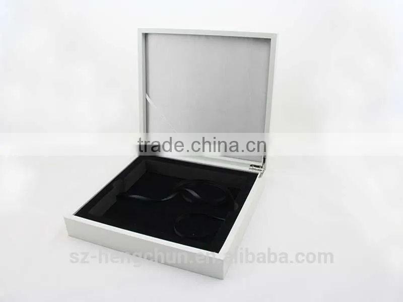 High-end wooden jewelry box handmade cheap wood box supplier