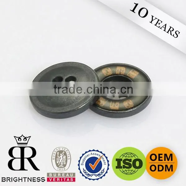 Custom metal sewing buttons large sewing buttons four holes button