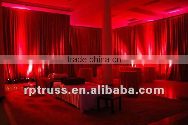 wedding Backdrop pipe system in black color with height adjustale Upright