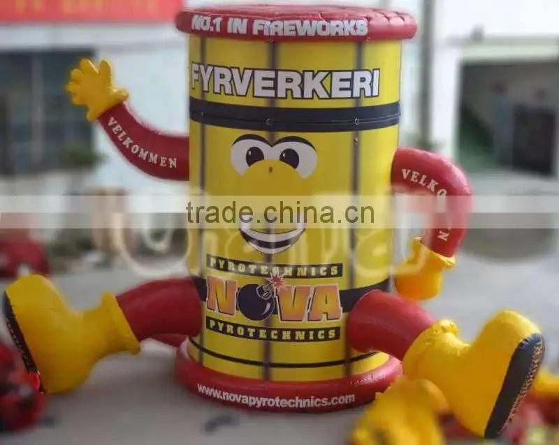 Inflatable fyrverker velkommen for Advertising