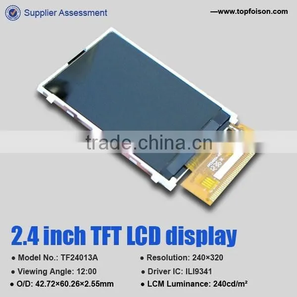 2.4 inch tft lcd matrix square 240*320 for consumer device