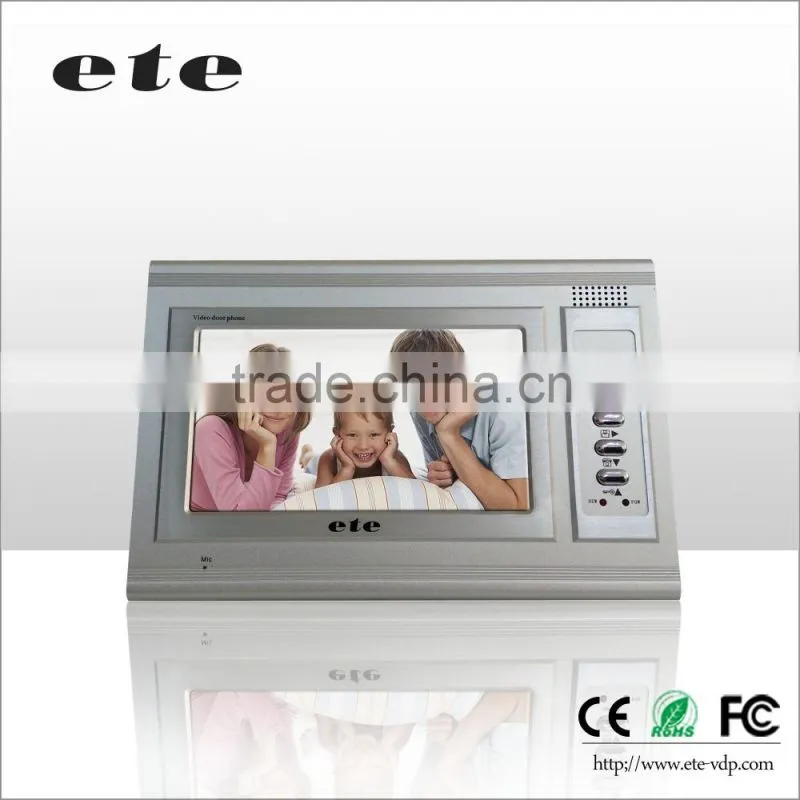 7 inch TFT-LCD screen smart home automation video door phone intercom system ding dong door bell video door bell