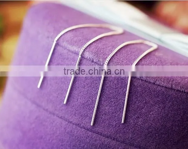 Plated Lines Are Tremella Ear Line Long Paragraph Ear Chain Female Temperament