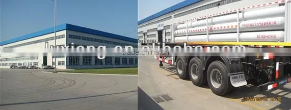 62 CNG trailer for gas filling mother station, 12tubes,8700CBM