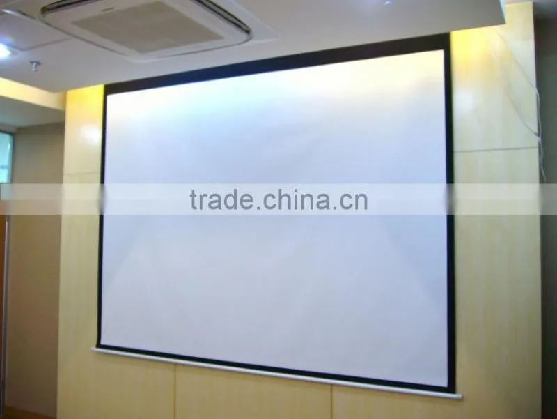 100"(16:9) Remote Electric Wall Mount Projector Screen