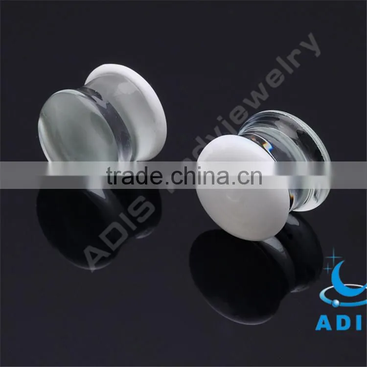 Wholesale pyrex glass earring plug for sale