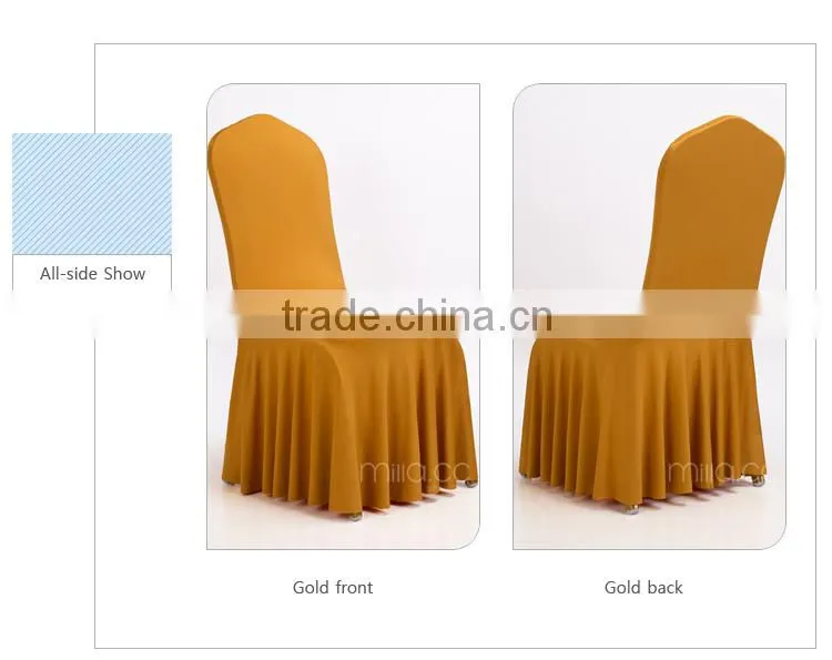 Spandex skirt chair cover