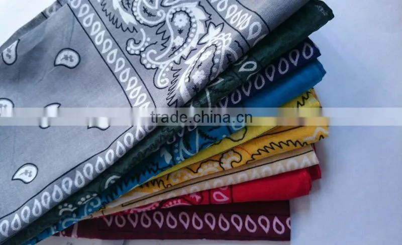 Customized Design your own logo Square Cotton Bandana