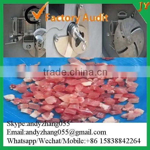 High capacity Stainless steel frozen meat dicing cutting machine for sale