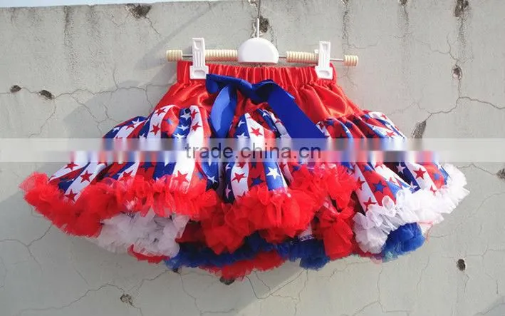 new design wholesale chevron pettiskirt for girls hot sale 2013 lastest new design satin skirt
