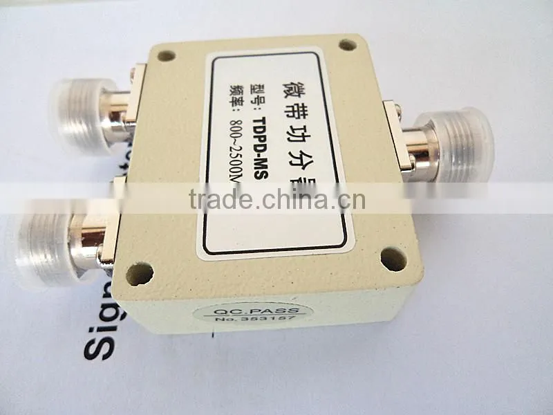 2/3/4 way RF Power Splitter 800~2500MHz N type connector