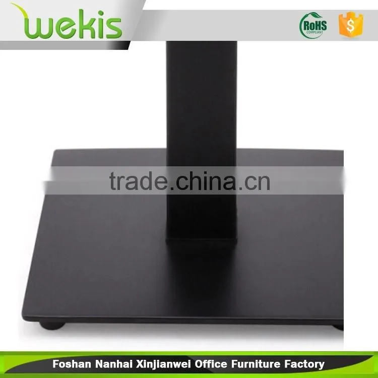 Cast Iron restaurant Black Surface Cross Table Base