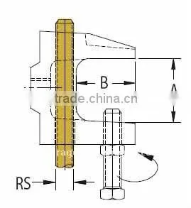 reversible beam clamp