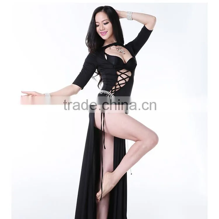 Wuchieal Belly Dance Dress with 2 Different Wearing Styles