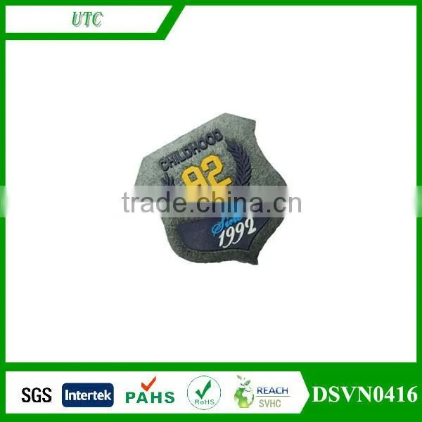 customized newest satin woven label for clothing