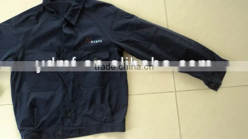navy blue hot sale men's 100% cotton Jacket workwear