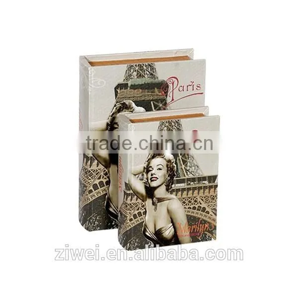 2016 New Design Vintage Decorative Book Box