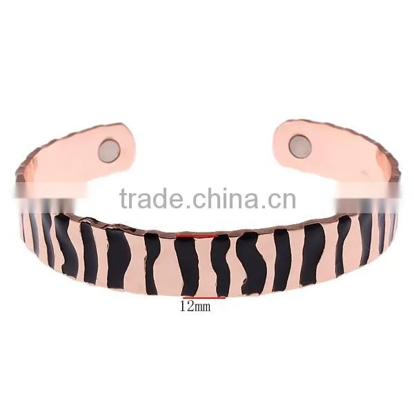 Fashion Cooper Jewelry Bangle Magnetic Energy Power Bracelet Bangle Health Copper Bangles Bracelet Accessories Wholesale