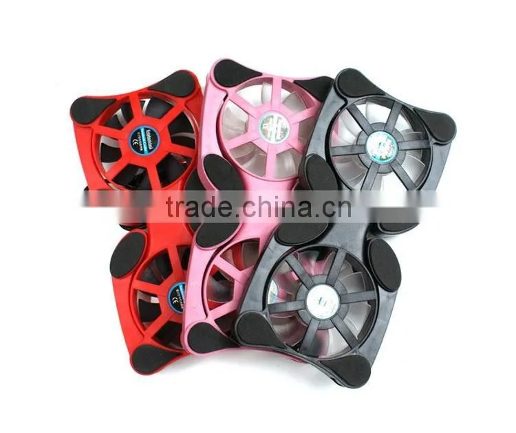 Multi-purpose mini air cooler notebook laptop cooiing pad with USB cable