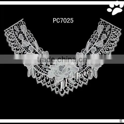 polyester pair collar lace for clothes(PC7023)