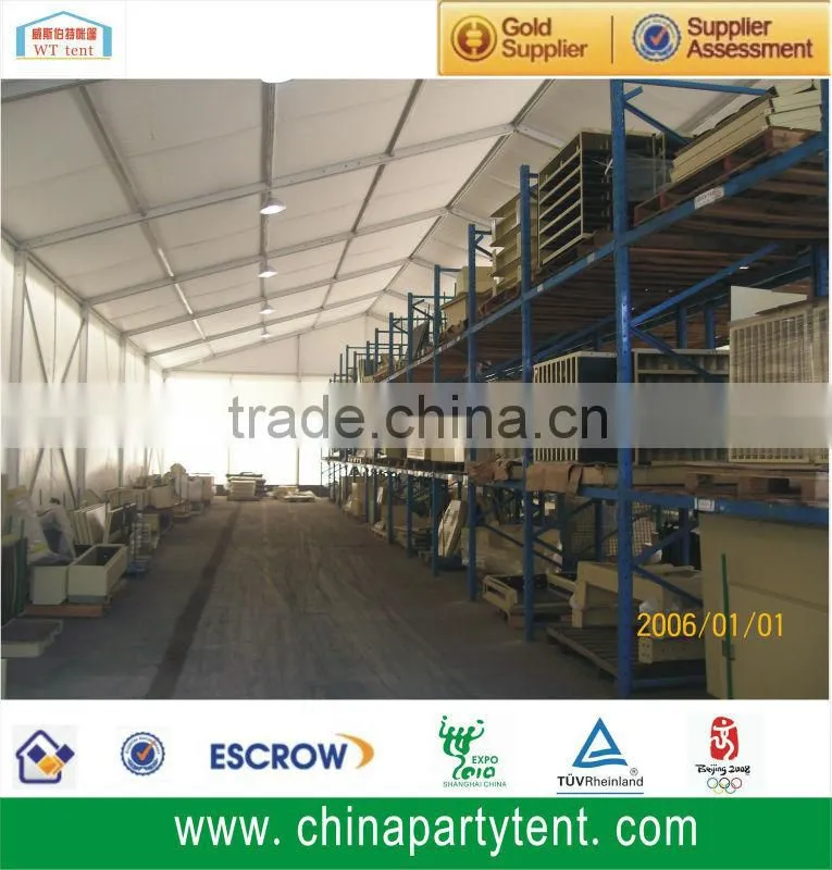 Outdoor strong aluminum frame clear span warehouse tents