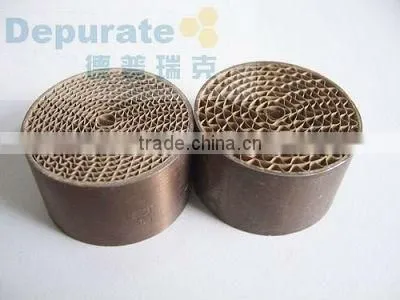 Euro 2 small engine metal honeycomb catalyst converter