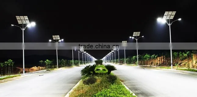 8W New Design High Efficiency Separated Street Light Solar With Pole OEM Acceptable