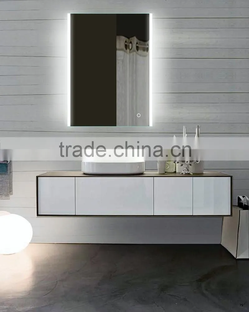 Beautiful Glass Back Lit Wall Bath Mirror Ip44 Ce Approved