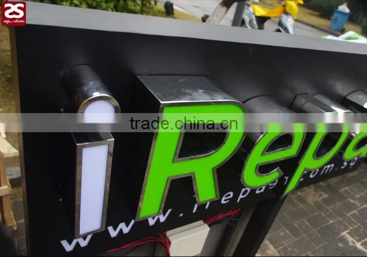Shop led sign board letter