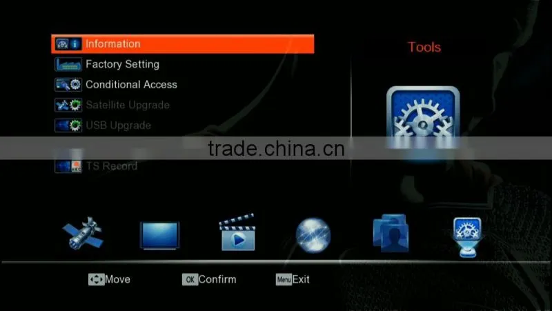 Dual Core DVB-S2&T2 full HD satellite internet receiver v8 combo iptv set top box better than cloud ibox 3 porn video